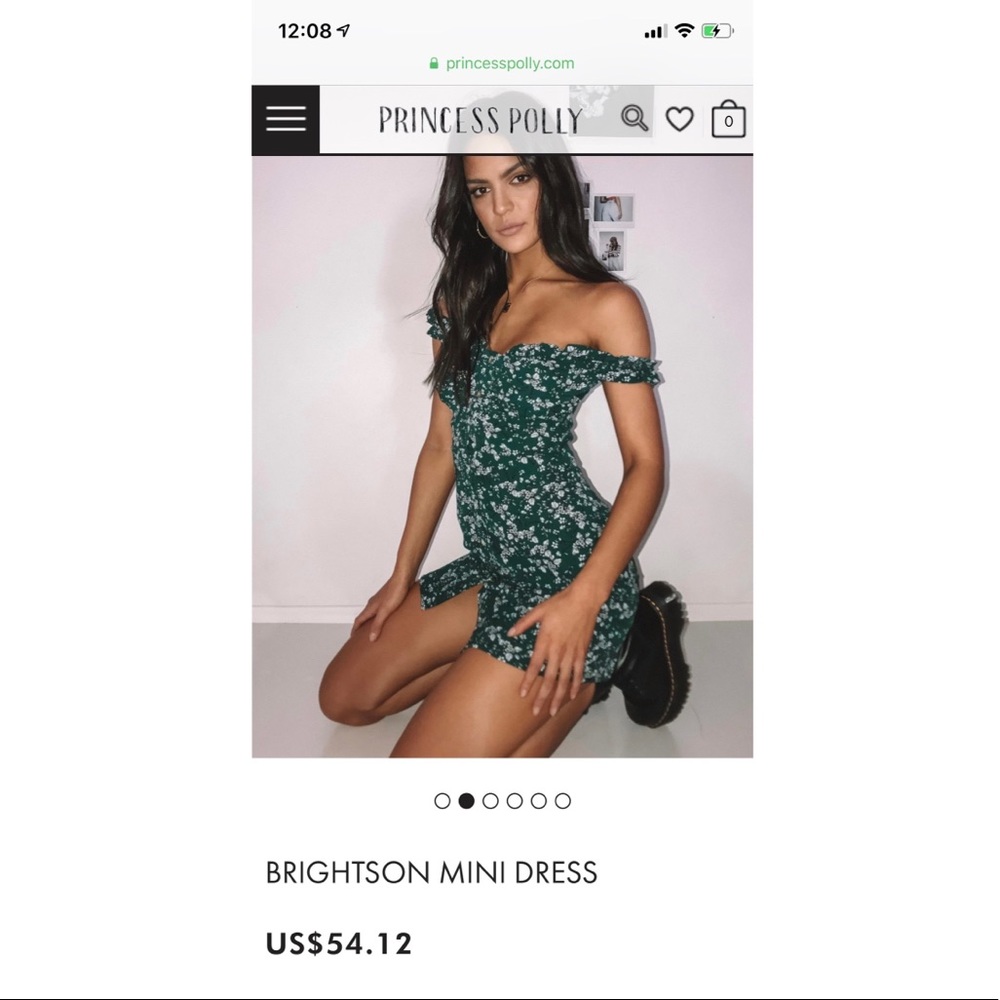 Floral mini dress